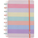 CADERNO INTELIGENTE ARCO IRIS PASTEL MEDIO